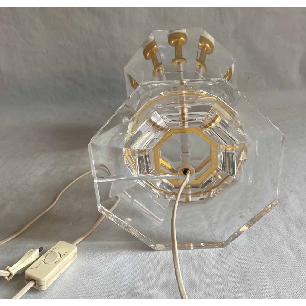 1970′ Roche Bobois Lampe En Methacrylate | Biron 1970′ Roche Bobois Lampe En Methacrylate