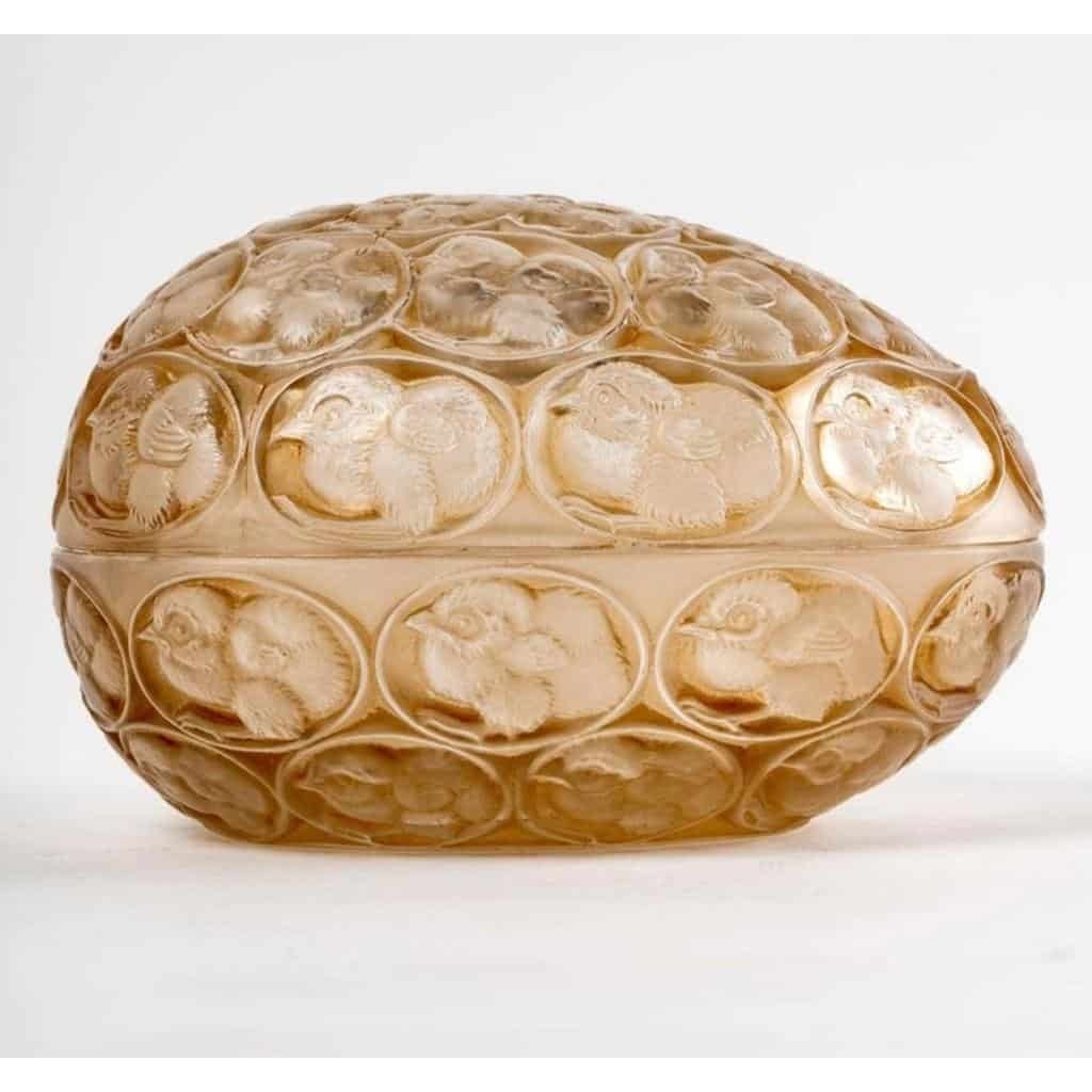 René Lalique : Boîte « Poussins » 1929 | Biron René Lalique : Boîte « Poussins » 1929