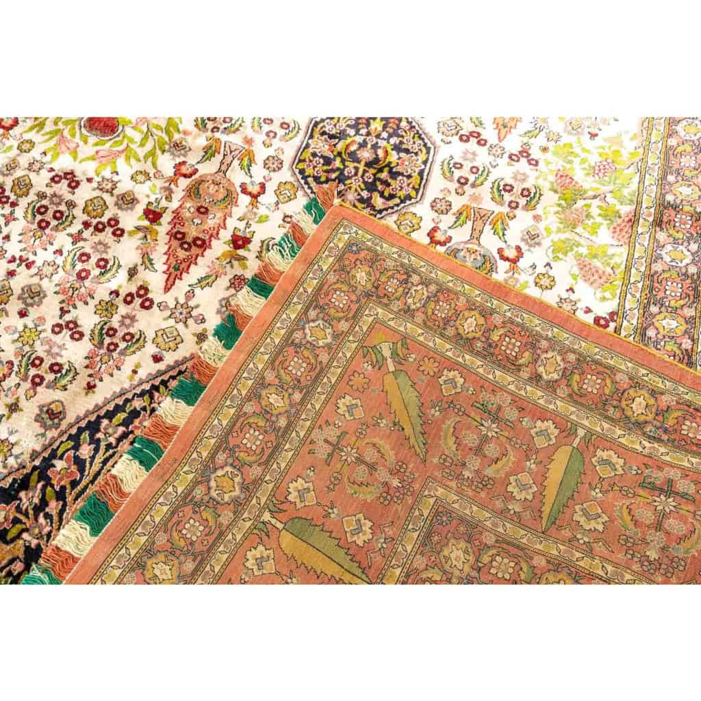 Tapis iranien en soie, XXème siècle | Biron Tapis iranien en soie, XXème siècle