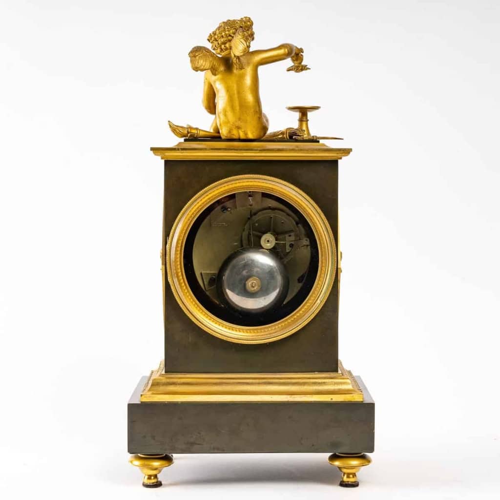 Pendule borne d’époque 1er Empire (1804 – 1815). | Biron Pendule borne d'époque 1er Empire (1804 - 1815).