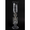 Paire de Candélabres Baccarat en Cristal, XXème Siècle – Une Lumière, Parfait État | Biron |||||