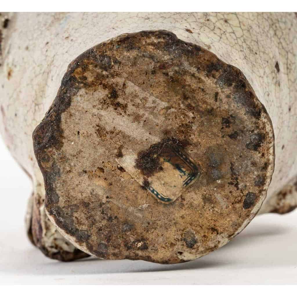 Petite cruche anthropomorphe à visage d’homme. Italie XVIIIème siècle | Biron Petite cruche anthropomorphe à visage d'homme. Italie XVIIIème siècle