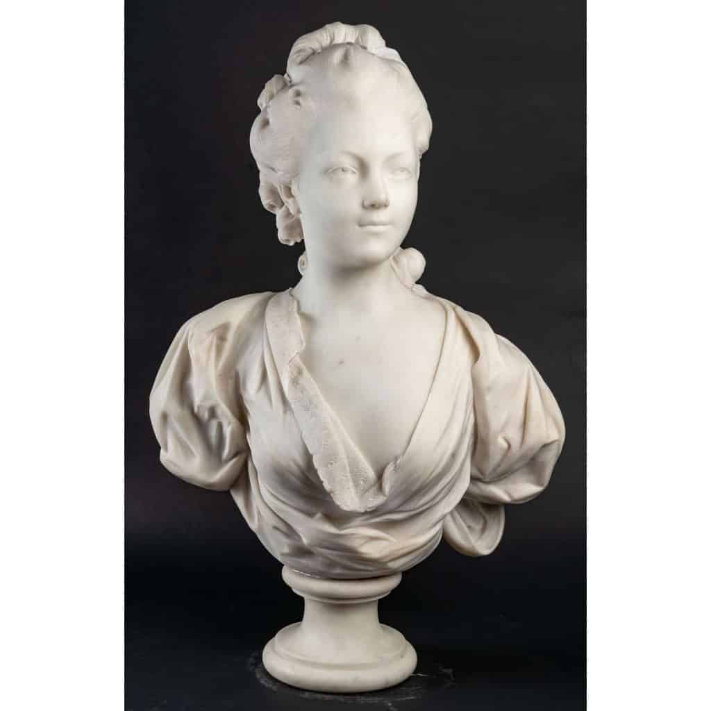 Bustre en marbre du XIXème siècle, époque Napoléon III | Biron |||||||||