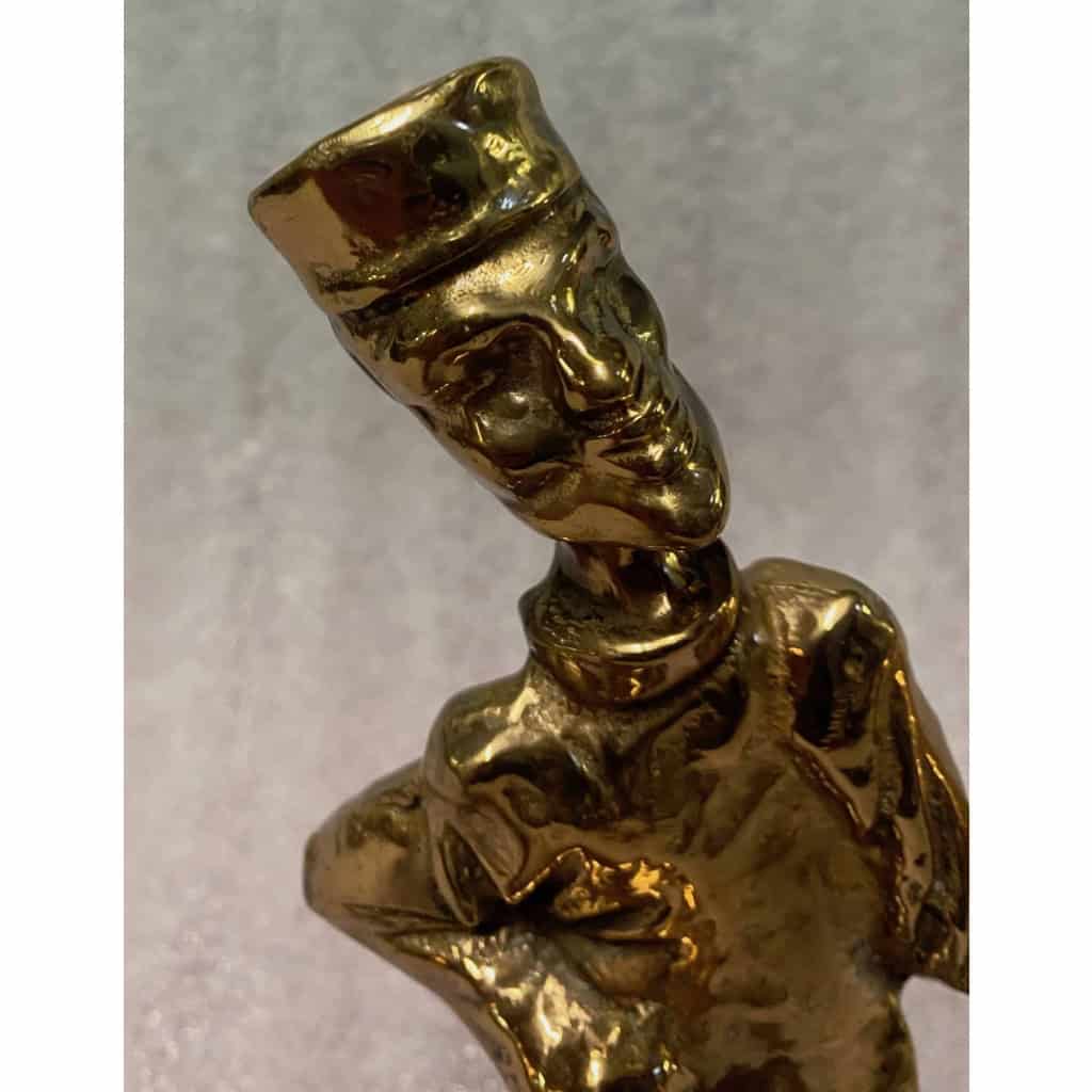 1970/80 Le Tate Vin En Bronze , Sculpture Signée LOHE | Biron 1970/80 Le Tate Vin En Bronze , Sculpture Signée LOHE