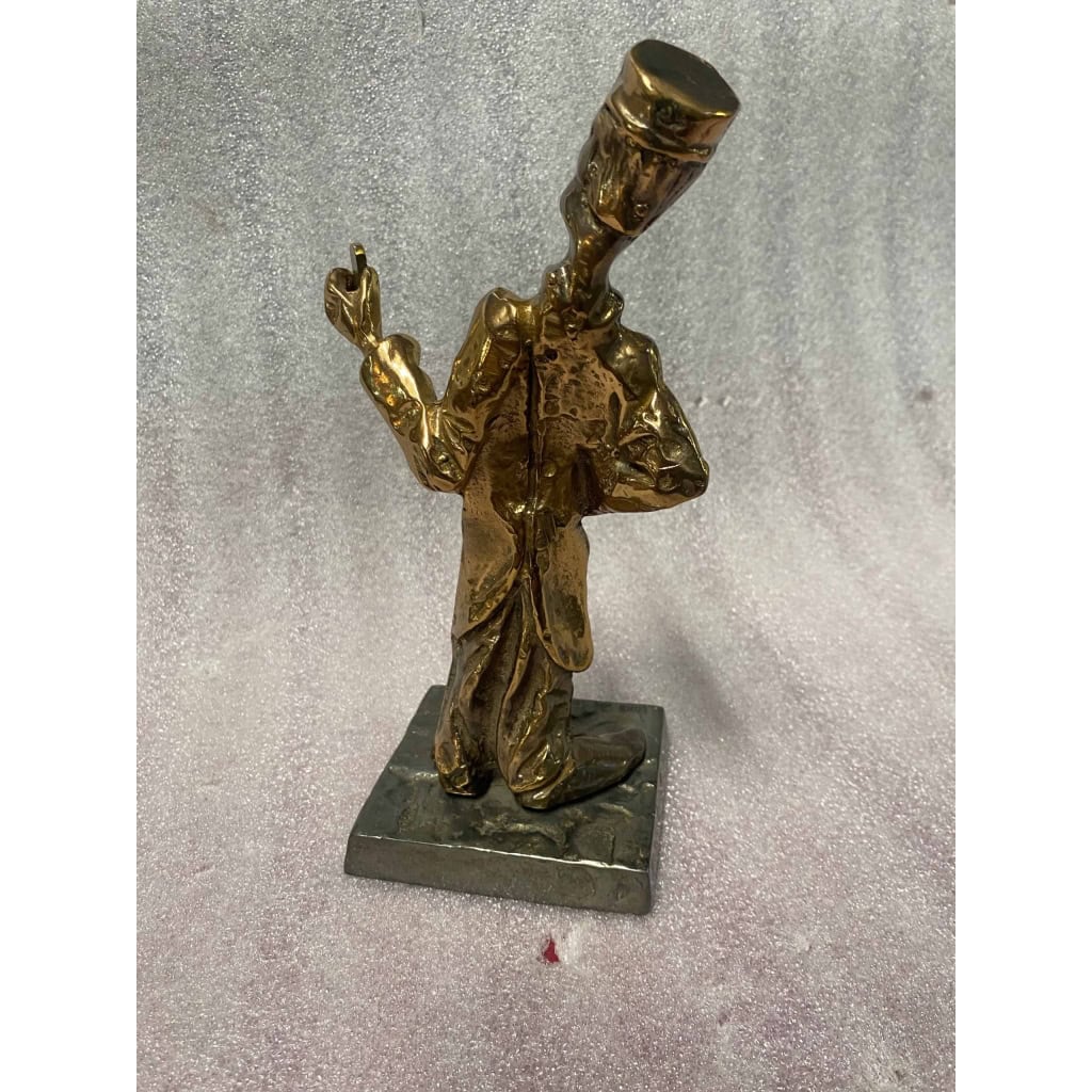 1970/80 Le Tate Vin En Bronze , Sculpture Signée LOHE | Biron 1970/80 Le Tate Vin En Bronze , Sculpture Signée LOHE