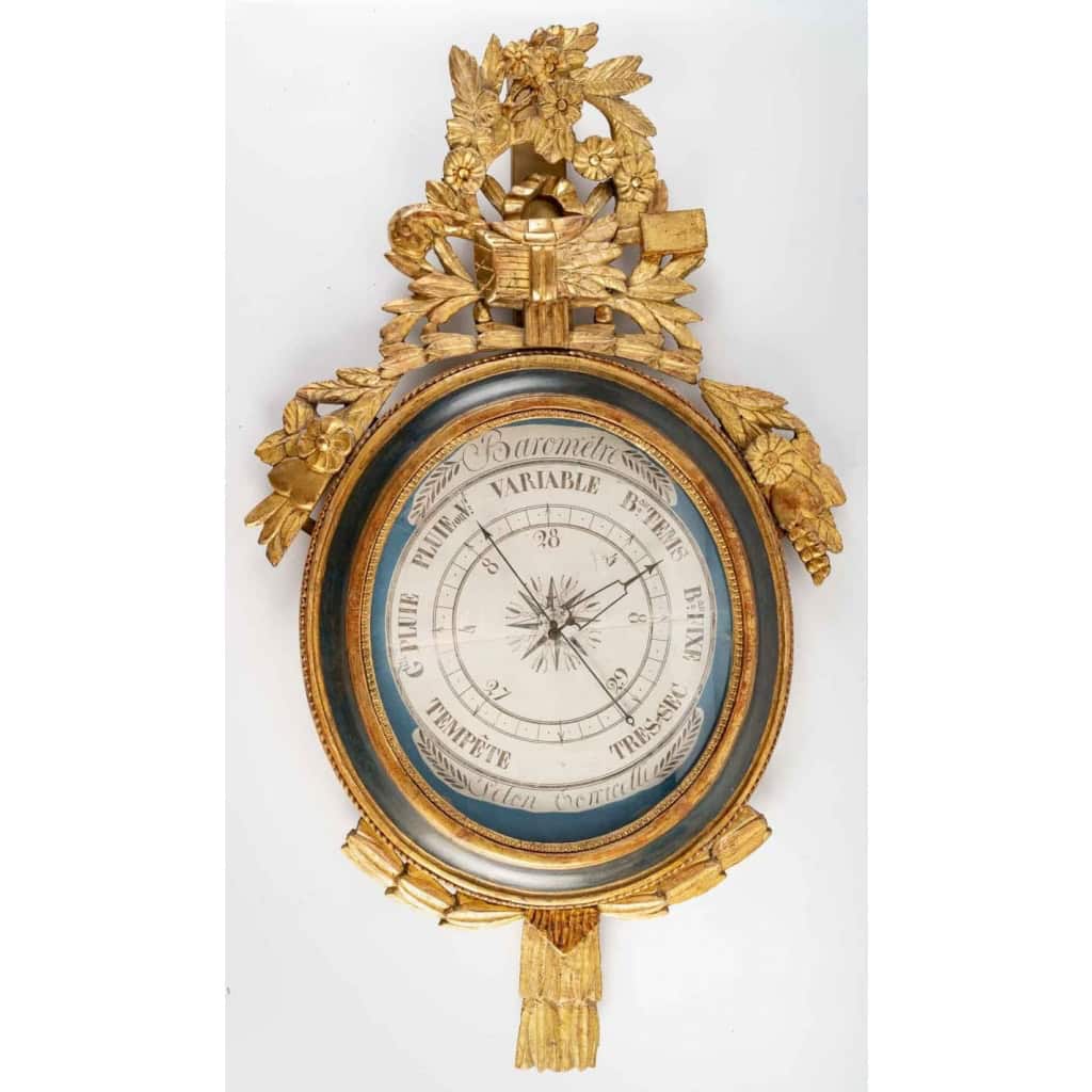 Baromètre d’époque Louis XVI ( 1774 – 1793). | Biron ||||