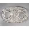 Huilier Vinaigrier « Bourgueil » en verre blanc de René LALIQUE | Biron Huilier Vinaigrier "Bourgueil" en verre blanc de René LALIQUE
