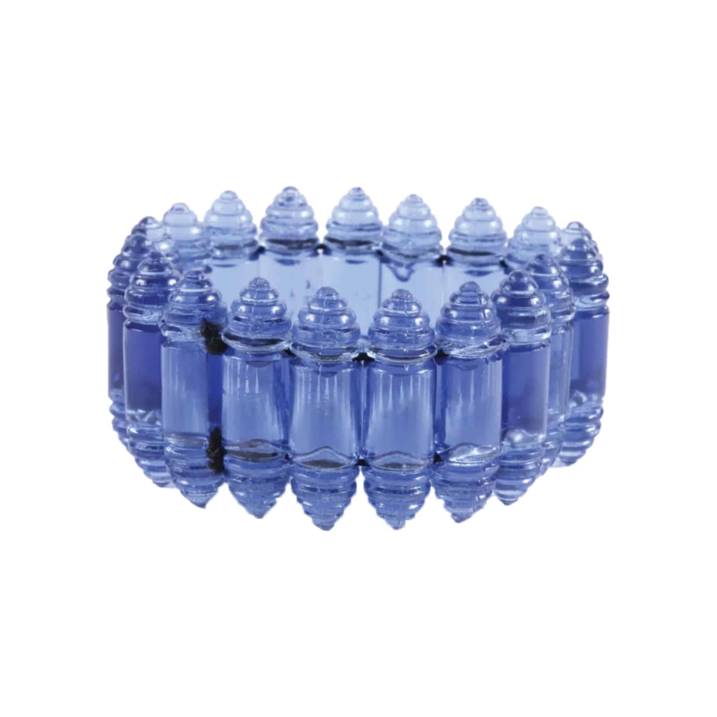 René Lalique (1860 -1945) : Bracelet extensible à 19 éléments | Biron |||||