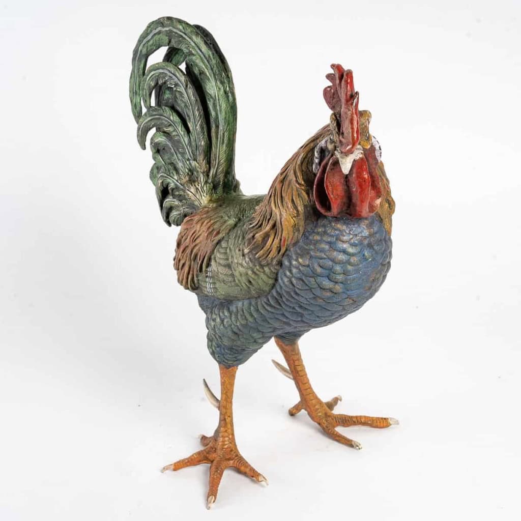 Coq en bronze du début du XXème siècle | Biron ||||||||