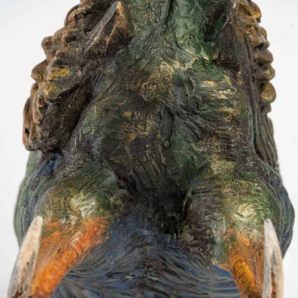 Coq en bronze du début du XXème siècle | Biron Coq en bronze du début du XXème siècle