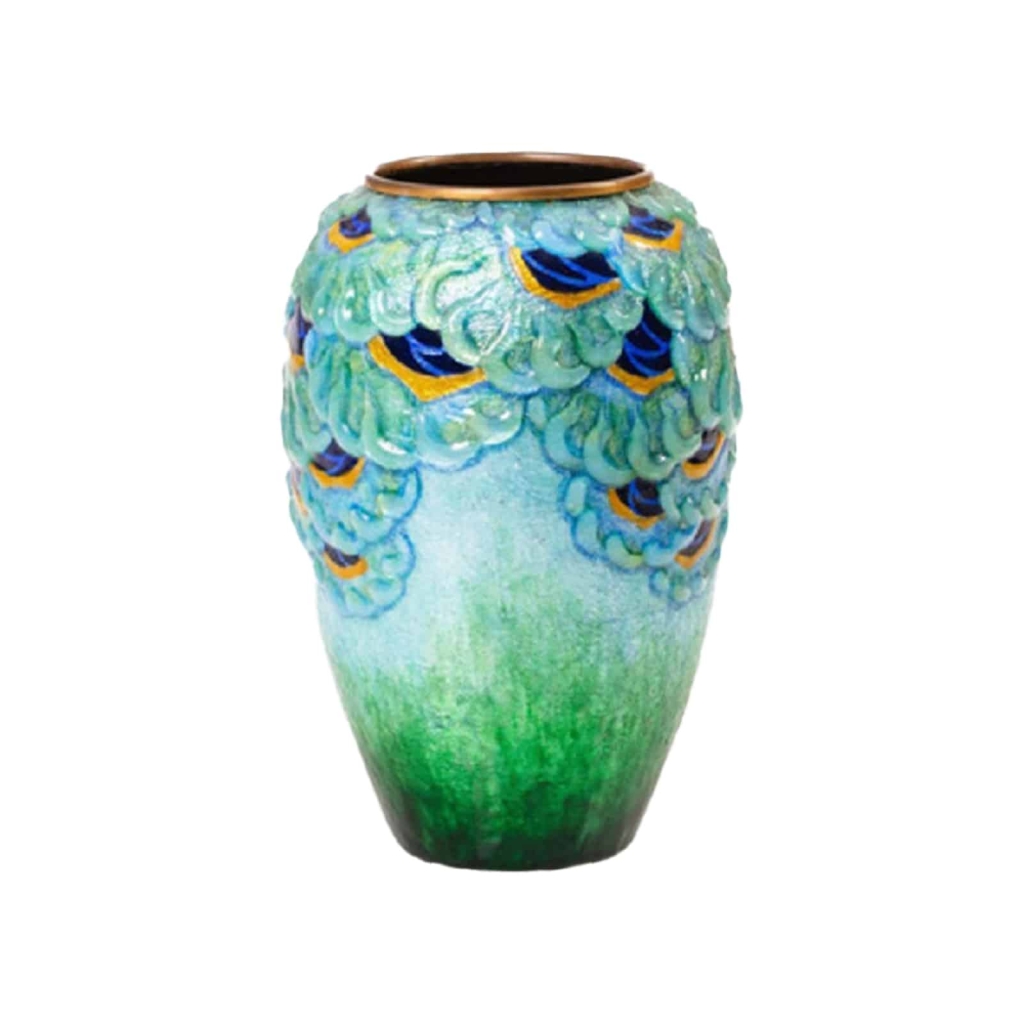 Camille Fauré : Vase émaillé | Biron ||||||