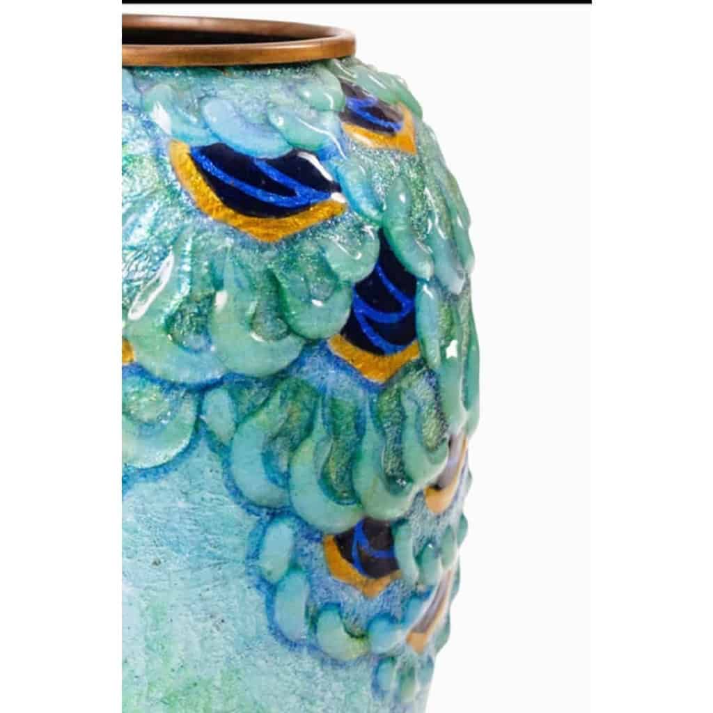 Camille Fauré : Vase émaillé | Biron Camille Fauré : Vase émaillé