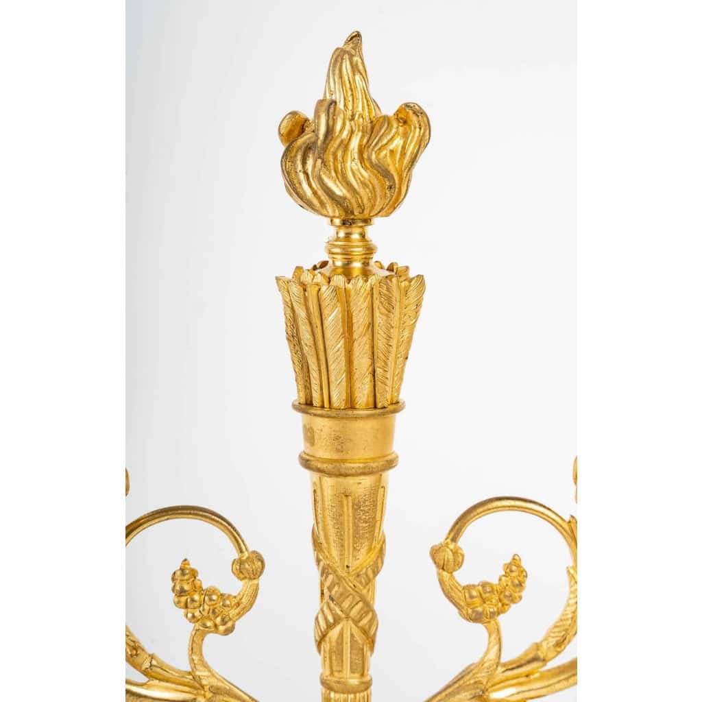 Garniture de cheminée fin XIXème siècle | Biron Garniture de cheminée fin XIXème siècle