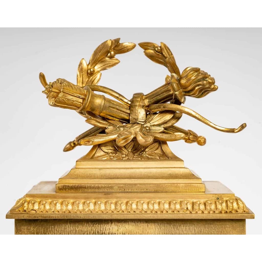 Garniture de cheminée fin XIXème siècle | Biron Garniture de cheminée fin XIXème siècle