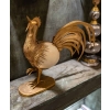 Coq en oeuf d’autruche et laiton doré, années 1970 | Biron |||||