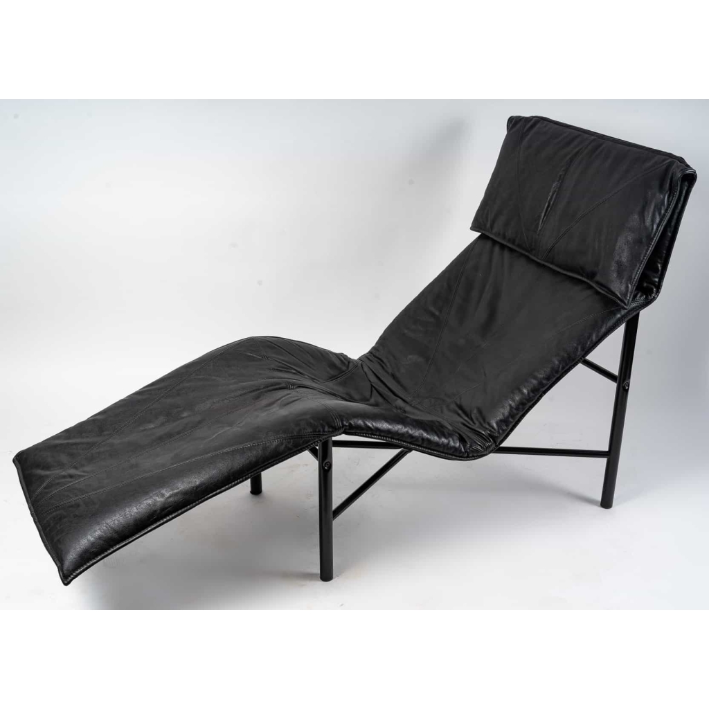 Chaise longue en cuire, XXème siècle | Biron ||||||