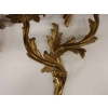 1970/80 Série De 2 Paires d’Appliques Faisant Pendant En Bronze Doré De Style LXV Signées Maison Baguès | Biron 1970/80 Série De 2 Paires d’Appliques Faisant Pendant En Bronze Doré De Style LXV Signées Maison Baguès