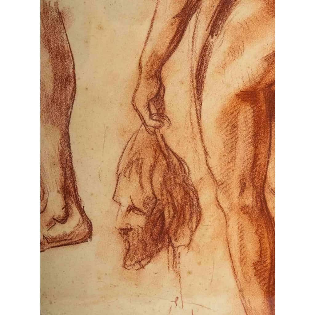 Sanguine d’Émile Bernard, Recto-Verso, XXème siècle | Biron Sanguine d'Émile Bernard, Recto-Verso, XXème siècle