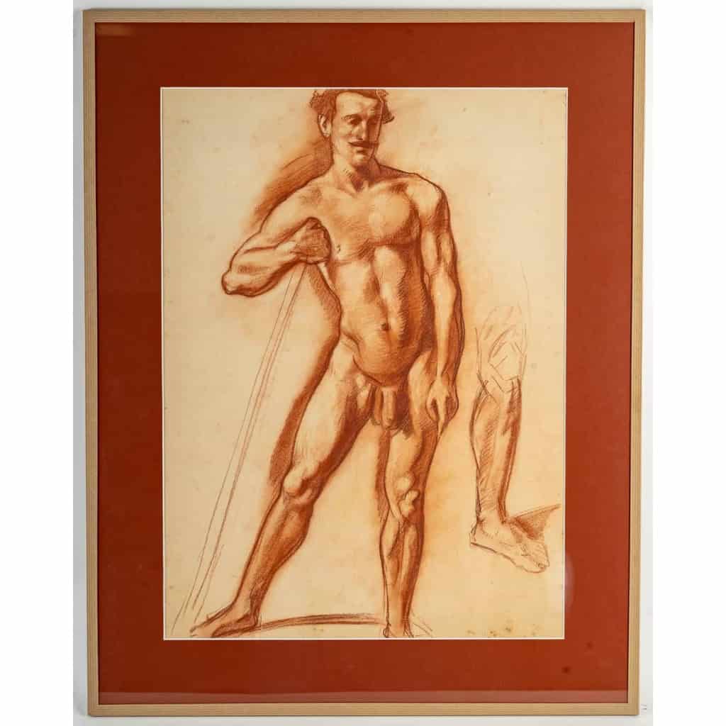 Sanguine d’Émile Bernard, Recto-Verso, XXème siècle | Biron Sanguine d'Émile Bernard, Recto-Verso, XXème siècle