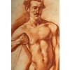 Sanguine d’Émile Bernard, Recto-Verso, XXème siècle | Biron Sanguine d'Émile Bernard, Recto-Verso, XXème siècle