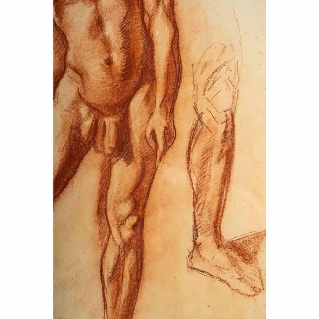 Sanguine d’Émile Bernard, Recto-Verso, XXème siècle | Biron Sanguine d'Émile Bernard, Recto-Verso, XXème siècle