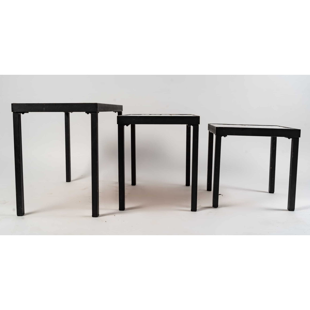 Tables gigognes en céramique des années 50-60 | Biron Tables gigognes en céramique des années 50-60