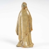 Figure allégorique du Moyen Âge en grès, travail Art Nouveau, signé "BS", fin XIXe - début du XXe siècle.