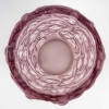 Vase « Raisins » verre blanc patiné rose de René LALIQUE | Biron Vase « Raisins » verre blanc patiné rose de René LALIQUE