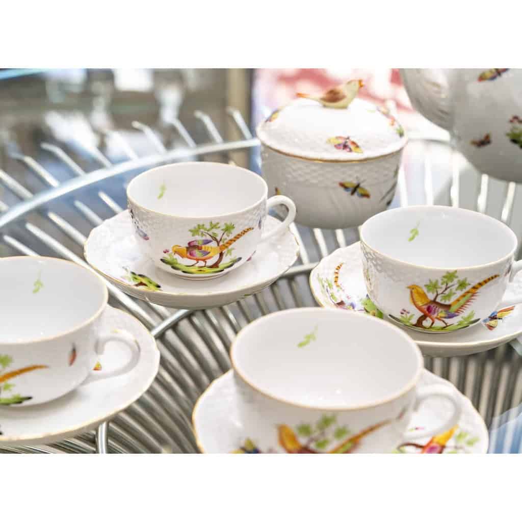Herend : Service à Thé porcelaine 21 pièces | Biron Herend : Service à Thé porcelaine 21 pièces