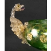 Grande coupe verte aux 4 dragons, Antonio Salviati, 1885 | Biron Grande coupe verte aux 4 dragons, Antonio Salviati, 1885