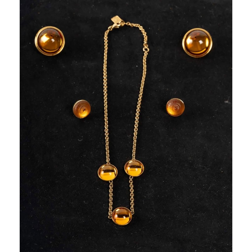 Collier-boucles d’Oreilles Lalique | Biron ||||||