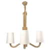 1950 Grand Lustre en cordes par Adrien Audoux & Frida Minet | Biron |||||