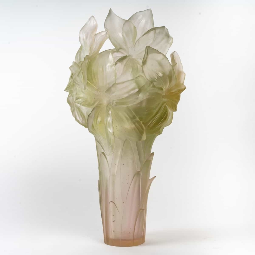 Vase Magnum « Amaryllis » pâte de cristal de DAUM FRANCE | Biron ||||||||||||||||