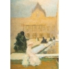 Lucien-Victor Guirand de Scevola (1871 – 1950) : La grand bassin dans le parc du château de Versailles. | Biron Lucien-Victor Guirand de Scevola (1871 - 1950) : La grand bassin dans le parc du château de Versailles.