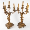 Paire de candélabres du XIXème siècle en bronze doré | Biron Paire de candélabres du XIXème siècle en bronze doré