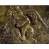 Belle plaque en bronze patiné représentant des faunes signés Clodion, XIXème siècle | Biron Belle plaque en bronze patiné représentant des faunes signés Clodion, XIXème siècle