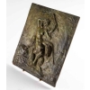 Belle plaque en bronze patiné représentant des faunes signés Clodion, XIXème siècle | Biron Belle plaque en bronze patiné représentant des faunes signés Clodion, XIXème siècle