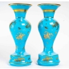 Paire de vases en opaline, XIXème siècle, Napoléon III | Biron Paire de vases en opaline, XIXème siècle, Napoléon III