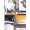 Lampe en métal chromé, XXe siècle | Biron ||||