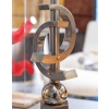 Lampe en métal chromé, XXe siècle | Biron Lampe en métal chromé, XXe siècle