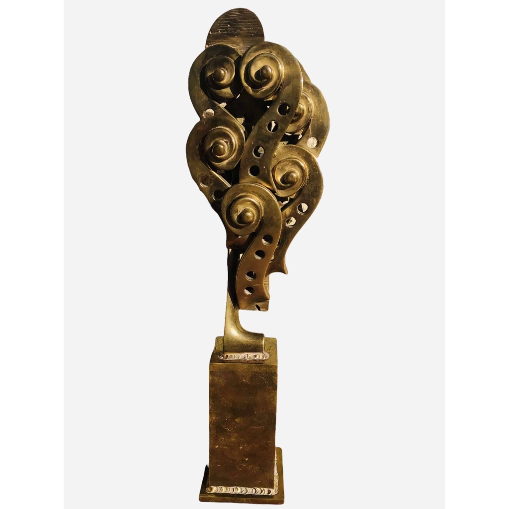 Arman Sculpture En Bronze Signée 20ème Siècle Crosses De Violon Art Moderne Certicat d’authenticité | Biron |||||||||