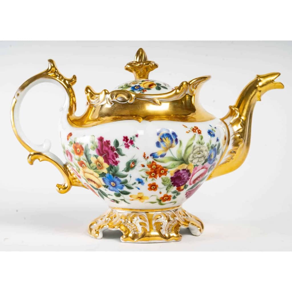 Théière en porcelaine de Paris, XIXème siècle | Biron Théière en porcelaine de Paris, XIXème siècle