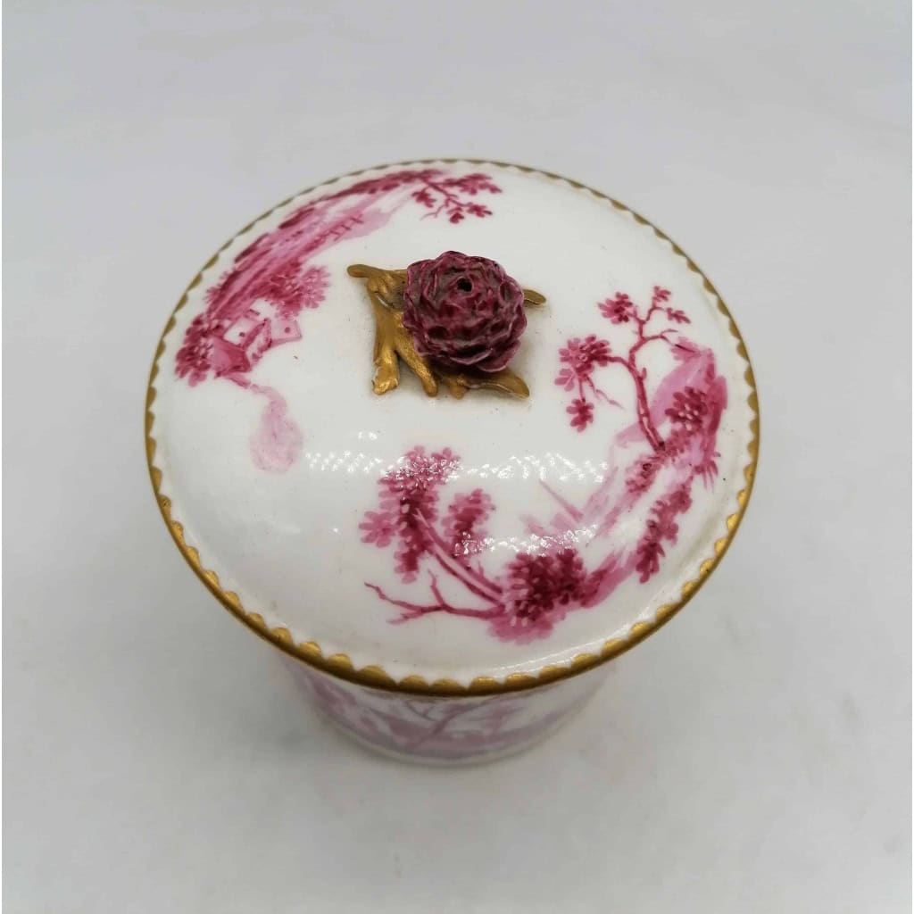 Pot à Pommade En Pâte Tendre De Sèvres – XVIIIème | Biron Pot à Pommade En Pâte Tendre De Sèvres - XVIIIème