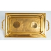 Encrier double du XIXème siècle, époque Napoléon III, Bronze doré