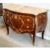 Chardonnay , Ebéniste- Commode De Style Régence Marquetée De Gerbes Fleuries.circa 1890. | Biron ||||||||||
