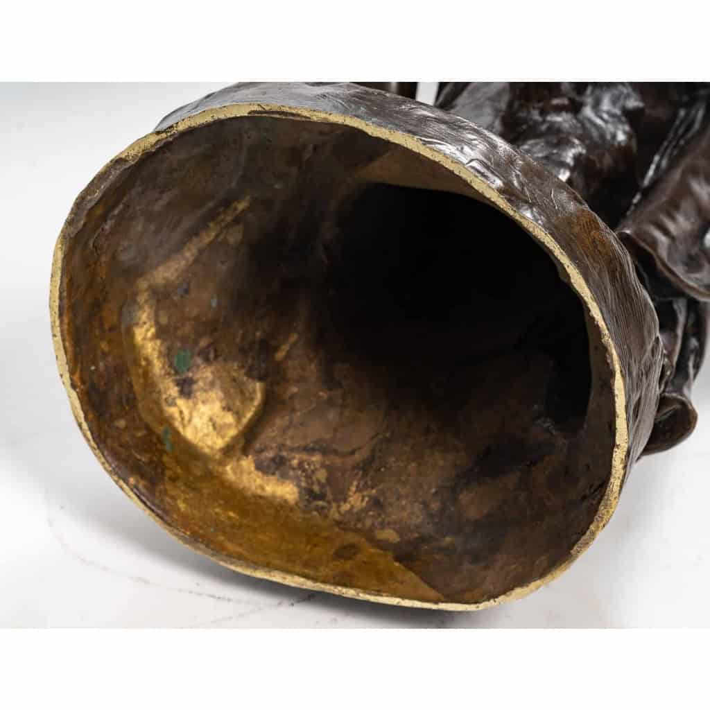 Bronze « Femme assise sur un rocher », XIXème siècle | Biron Bronze "Femme assise sur un rocher", XIXème siècle