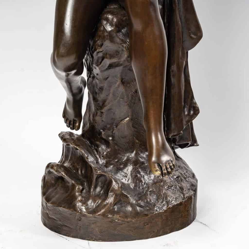 Bronze « Femme assise sur un rocher », XIXème siècle | Biron Bronze "Femme assise sur un rocher", XIXème siècle