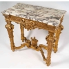 Très jolie console de style Louis XIV en bois finement sculpté, XIXème siècle | Biron Très jolie console de style Louis XIV en bois finement sculpté, XIXème siècle