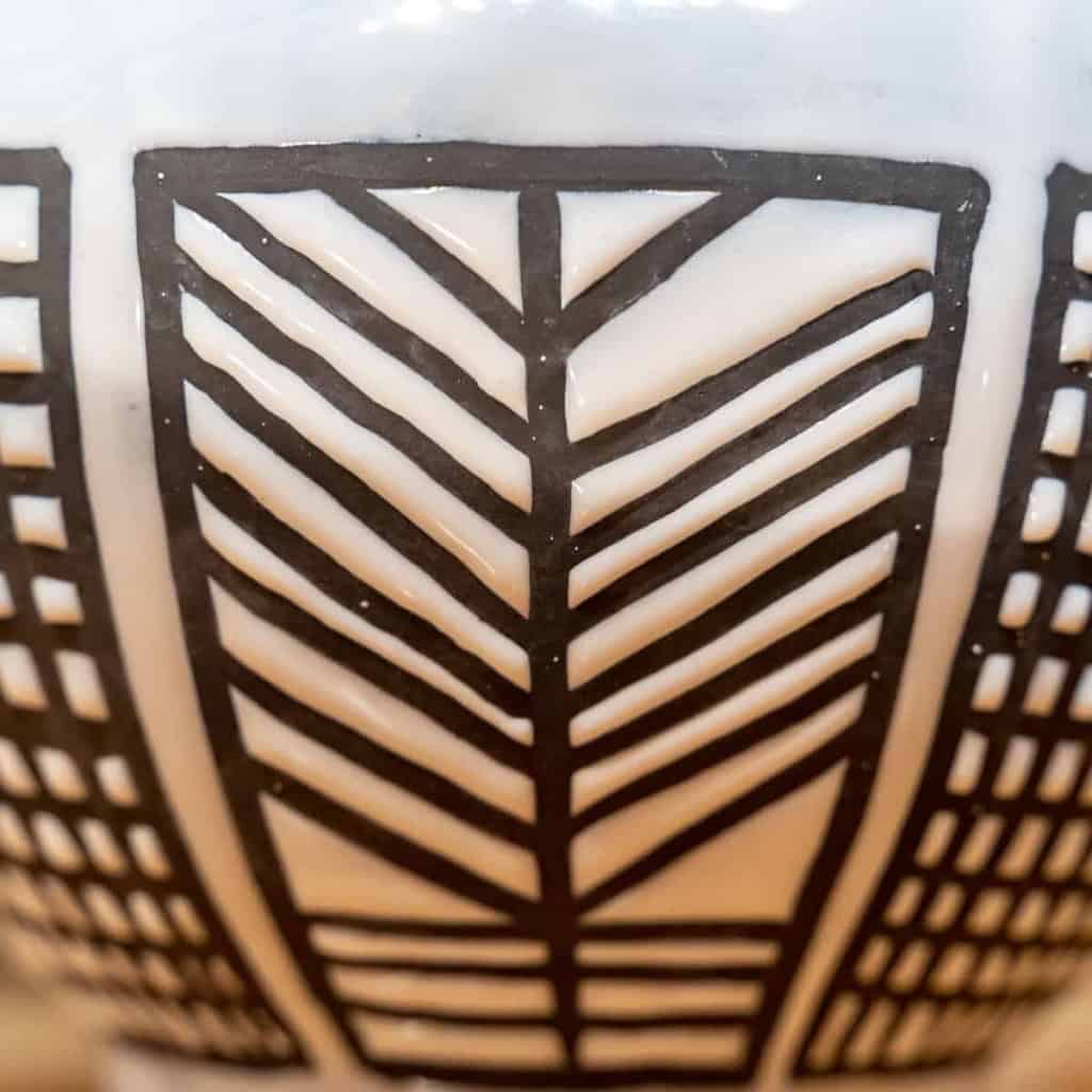 Roger Capron pour Metral, Vase balustre à oreilles, année 1946 | Biron Roger Capron pour Metral, Vase balustre à oreilles, année 1946