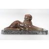 Sculpture « Lionne se léchant » par Marcel Guillard et Maurice Prost | Biron Sculpture "Lionne se léchant" par Marcel Guillard et Maurice Prost